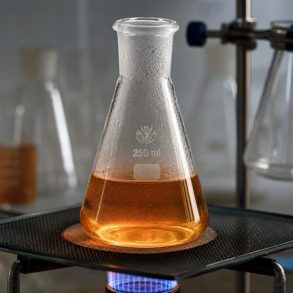 Matraz Erlenmeyer 250ml con junta esmerilada estándar (29/32)