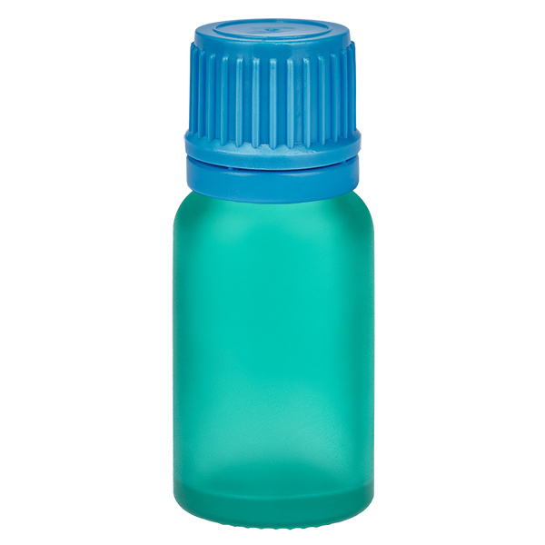 Botella 10ml tapón rosca 11mm azul GreenLine UT18/10 Botella 10ml tapón rosca 11mm azul GreenLine UT18/10