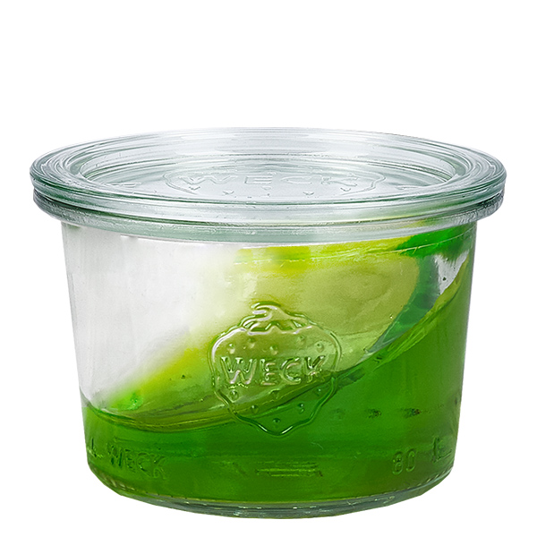 24er Set Weck Gläser 80ml Sturzgläser mit 24 Glasdeckeln 24er Set Weck Gläser 80ml Sturzgläser mit 24 Glasdeckeln