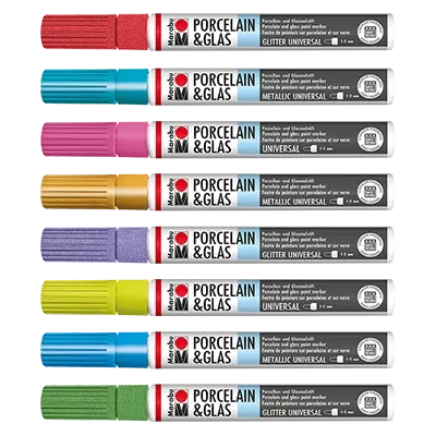 Lápices para pintar sobre vidrio