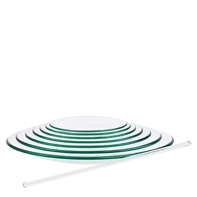 Cajas de cristal para relojes, varillas de cristal